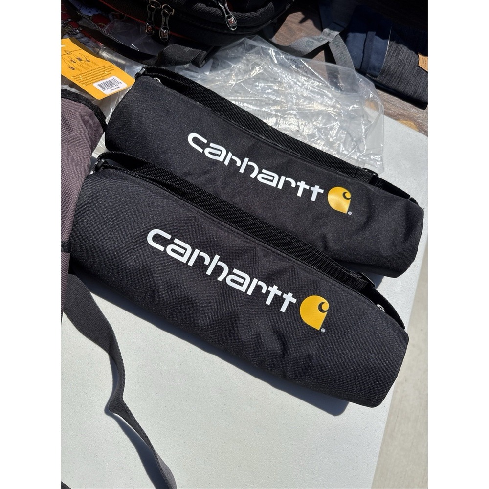2 Pack- Carhartt 3-pack Beverage Cooler Sleeve Black NWOT Never Used READ DESCRI
